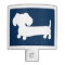 Navy Blue Dachshund Wiener Dog Night Light