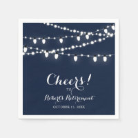 Navy Blue | Elegant Classic Retirement Party