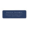 Navy Blue Elegant minimalist return address