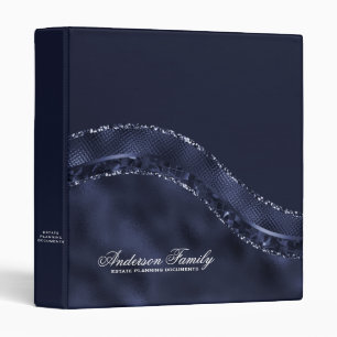 Navy Blue Estate Planning Will Trust Binder