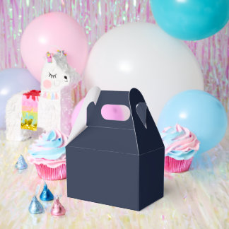 Navy Blue Favor Box