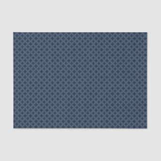 Navy Blue Geometric Diamonds Pattern Tissue Paper