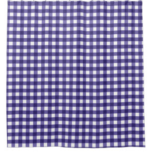 Navy blue gingham