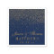 Navy Blue & Glam Gold Confetti Wedding