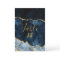 Navy Blue Gold Foil Agate Wedding Table Numbers