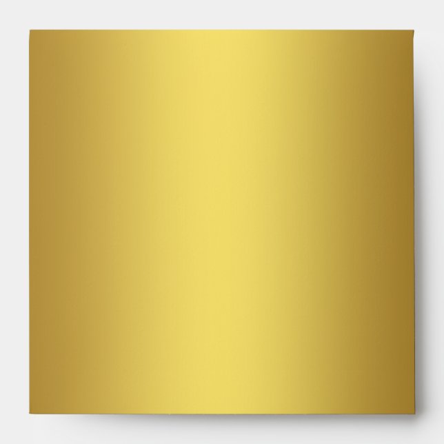 Navy Blue Gold Linen Envelopes (Front)