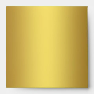 Navy Blue Gold Linen Envelopes