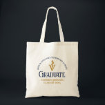 Navy Blue Gold Veterinary School Graduation Custom Tote Bag<br><div class="desc">This navy blue and gold custom veterinary school graduation tote bag gift features modern typography for a class of 2025 graduate. Customize with your graduating year under the medical caduceus for a great personalized keepsake for a graduating veterinarian.</div>