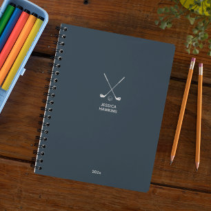 Navy Blue Golf Club Personal Weekly Planner