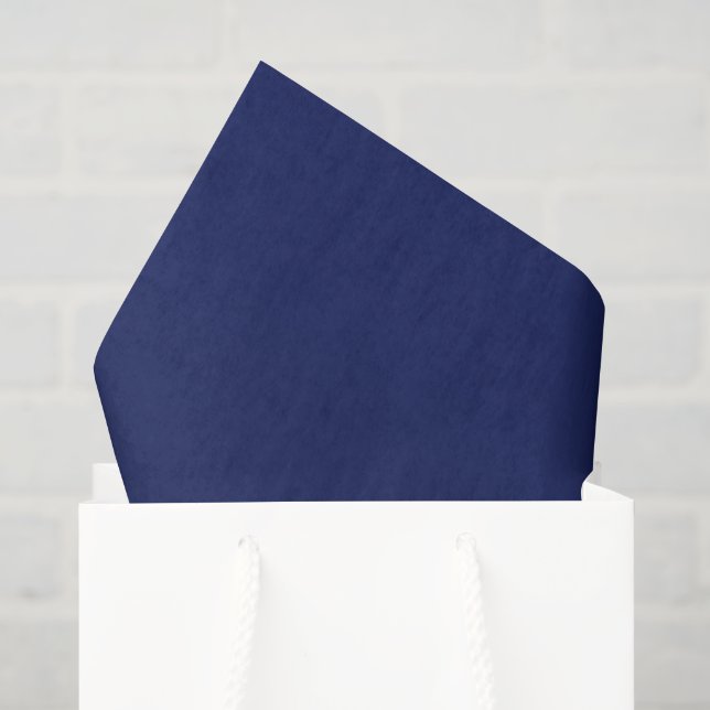 Navy Blue Gradient Deep Blue Tissue Paper (Gift Bag)
