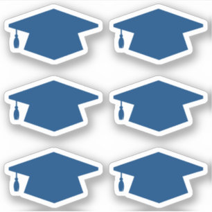 Navy Blue Graduation Hat Grad Cap Envelope Sealing