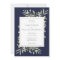 Navy Blue Greenery Leaves Photo Wedding 