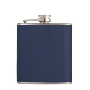 Navy Blue Hip Flask