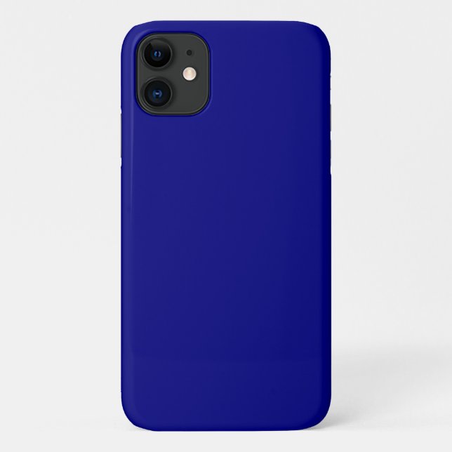 Navy Blue iPhone 11 Case (Back)