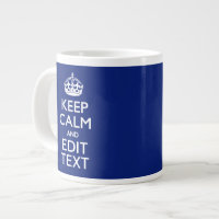 Navy Blue Keep Calm And Have Your Text
