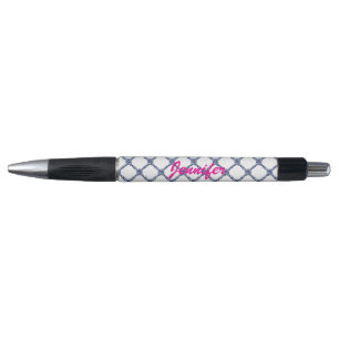 Navy Blue Knots Nautical  Pen