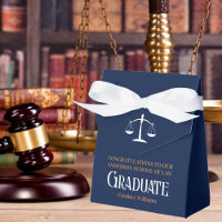Navy Blue Law School Custom Graduation Party