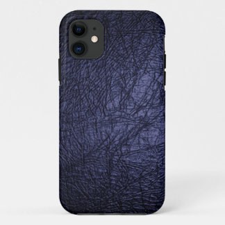 Navy Blue Leather Look iPhone 5 case