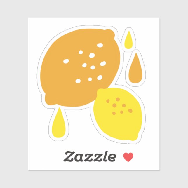  Navy Blue Lemon Art – Refreshing Citrus Design (Sheet)