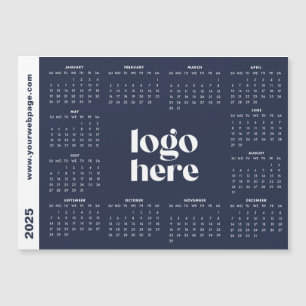 Navy Blue Logo Here 2025 Calendar