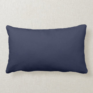 Navy Blue  Lumbar Pillow