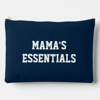 Navy Blue Mama's Essentials Accessory Bag