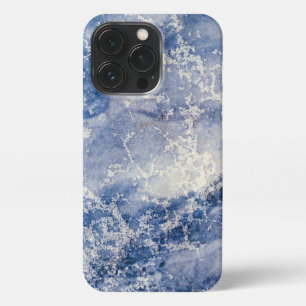 Navy Blue Marble iPhone 13 Pro Case
