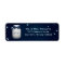 Navy Blue Mason Jar with Fireflies Return Address
