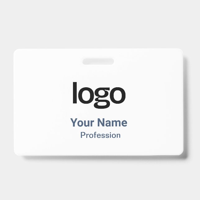 Navy Blue Name Tags Badges (Front)
