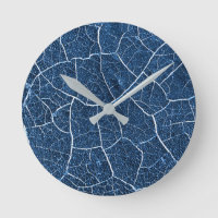 Navy Blue Nature Abstract Pattern