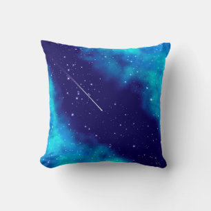 Navy Blue Nightsky milkyway, galaxy, stars, night, Throw Pillow