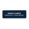 Navy Blue Old Fashion Typography Address Label