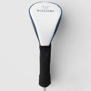 Navy Blue Personalized Name Golf Clubs Golf Head Cover