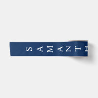 Navy Blue  Personalized Vertical Name 