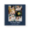 Navy Blue Photo Collage Family Recipes