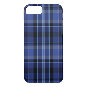Navy Blue Plaid iPhone 7 iPhone 8/7 Case