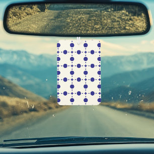 Navy Blue Polka Dots, Polka Dot Pattern, Dots Air Freshener