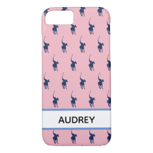 Navy Blue Polo Player Case-Mate iPhone Case