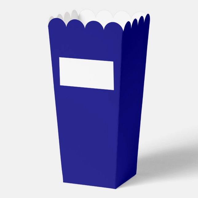 Navy Blue Popcorn Box (Front)