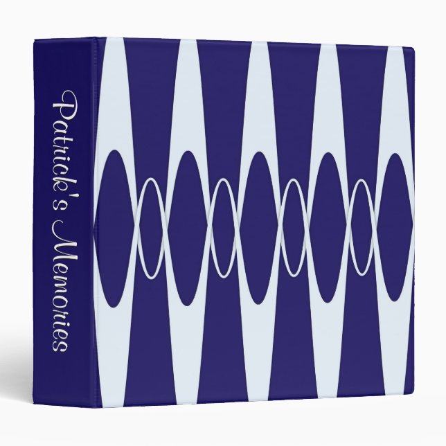 Navy Blue Pulse Personal Binder (Front/Spine)