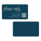 Navy Blue | QR Code | Wedding RSVP 