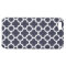Navy Blue Quatrefoil Trellis Pattern