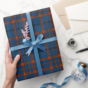 Navy Blue Red Ralph L Christmas Wrapping Paper