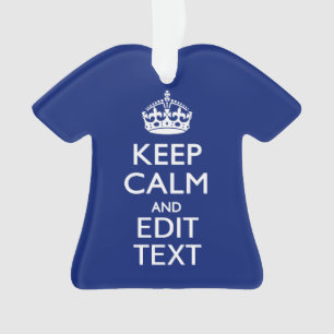 Navy Blue Restez Calme Et Ayez Votre Texte