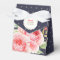 Navy Blue Romantic Floral Bridal Shower Favour Box