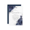 Navy Blue Roses & Dress Silver Quinceanera Party