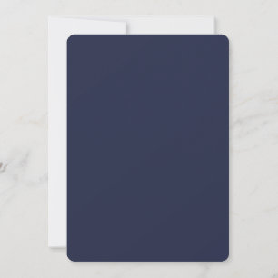 Navy Blue Rounded Invitations – Custom Designs