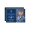 Navy Blue Silver First Holy Communion Photo