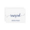 Navy Blue Simple Calligraphy Wedding Reserved Sign