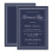 Navy Blue Simple Elegant Retirement Party